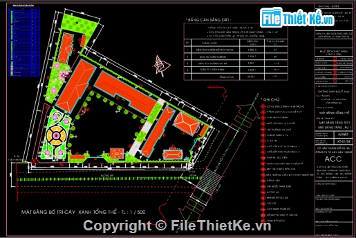 Bản vẽ,Bản vẽ autocad,Thiết kế,cây xanh trường học,trường dạy nghề